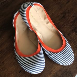 BCBG striped flats